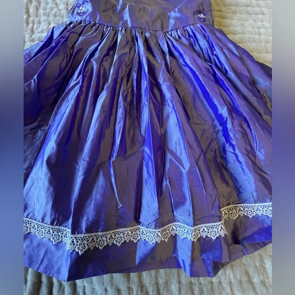 Lot of 2 Stunning Violet & Rose Tea Party Dresses Costumes Princess Role Play